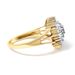 10K Yellow Gold Diamond Cocktail Ring (1/4 Cttw, I-J Color, I3 Clarity)_voghion.com