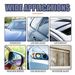 Ryekew Car Front Windshield Window Glass Rearview Mirror Glasses Rainproof Anti-Fog Agent_voghion.com