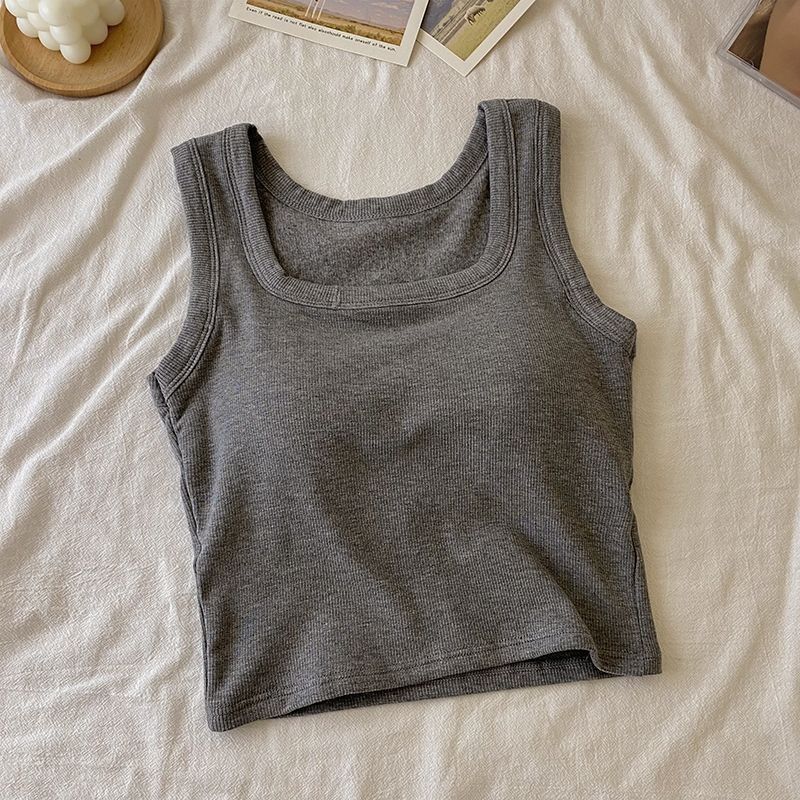 Uus sügistalvine harjatud soe vest naistele rinnapadjandiga, ilus selg, kandiline kael, slim fit, sisemine välimine_voghion.com