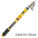 Carbon Fiber 2,4 m 3,6 m Teleskop Angelrute Für Reisen Lange Distanz Meer Angeln Casting Rod Angelrute Angelausrüstung_voghion.com