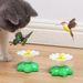 New Rotating Electric Butterfly, Hummingbird And Bee Pet New Product Rotating Around Flowers To Cats And Butterflies Pet Toys_voghion.com