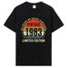 Camiseta "El mejor regalo de la historia" para hombre y mujer, regalos antiguos, camiseta vintage de cumpleaños de 1983, edición limitada, camisetas de algodón._voghion.com