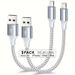 Câble de charge rapide USB tressé robuste et long pour iPhone 14, 13, 12, 11, X, 7, 8_voghion.com