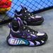 -Lightweight Synthetic Leather, Children's New Spring And Autumn Leather Anti Slip Sports Basketball Shoes, Men's Shoes_voghion.com