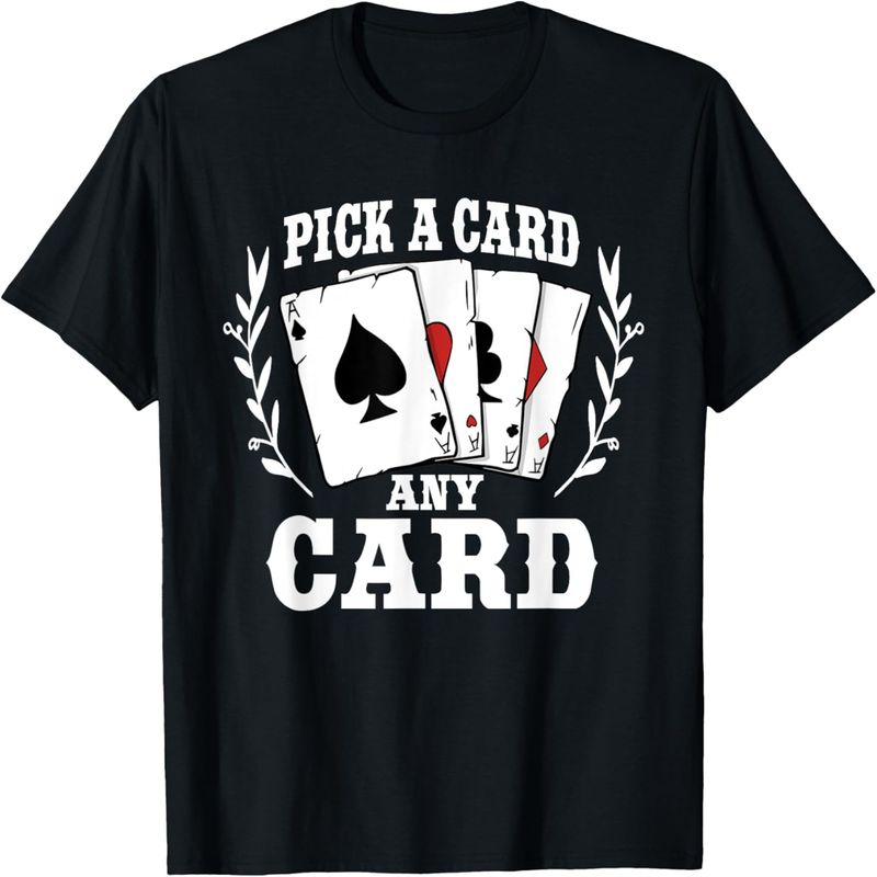 Magician Illusionist Magic Perfomer Magical Card Tricks T-Shirt1._voghion.com