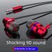 Flat Head Earphone Port Wired In-Ear Earplugs Typec Applicable To Huawei Honor Xiaomi VIOP With Microphone Karaoke Game_voghion.com