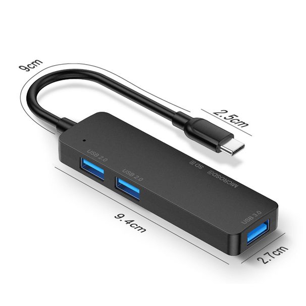 USB C HUB 6 In 1 USB C Adapter Docking Station with 4K HDMI USB3.0 SD/TF 87W PD Thunderbolt 3 for MacBook Pro PC Accessories_voghion.com