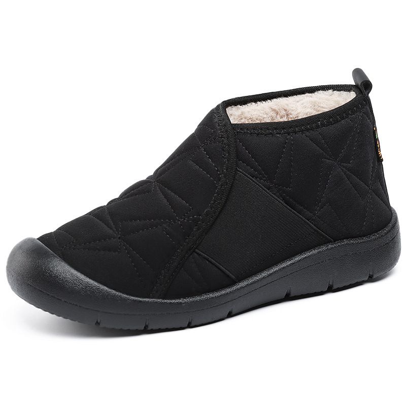 Omen In Early Spring, New Soft Sole, Lightweight, Middle Aged And Elderly Mothers' Shoes, Plus Velvet, Thickened, Warm, Slip On Snow Boots_voghion.com