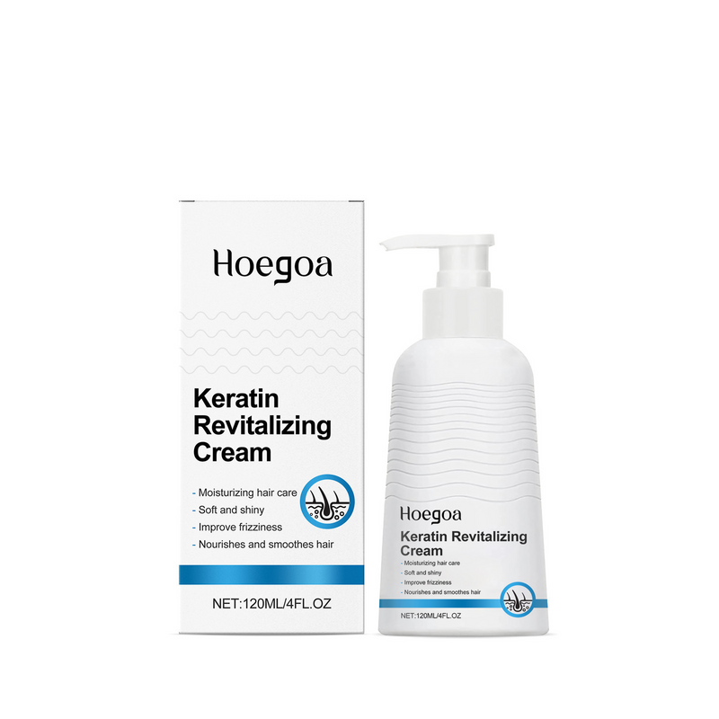 Crema per la cura dei capelli alla cheratina, migliora i capelli crespi e aggrovigliati, previene la rottura, le doppie punte, liscia i capelli e nutre e ripara i capelli._voghion.com