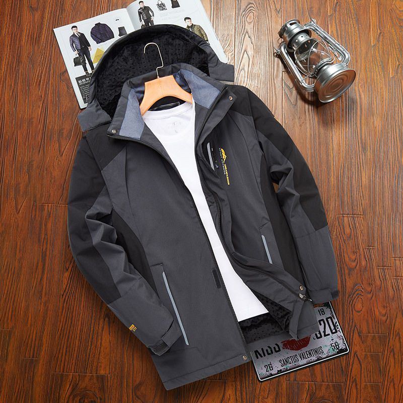 Herenkleding soft shell jas warm fiets werk bergbeklimmen pak winter plus size jas_voghion.com