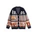Herrenbekleidung Trendy Casual Bear Jacquard Strickjacke Original farblich passender V-Ausschnitt-Pullover für Herren_voghion.com