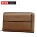 Portafoglio da uomo in pelle PU con cerniera e pochette VKTERY Business Phone_voghion.com