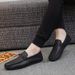 Neue männer der bean schuhe gestreiften weiche leder licht faul schuhe abdeckung füße mode casual schuhe alle mode männer der einzelnen schuhe_voghion.com