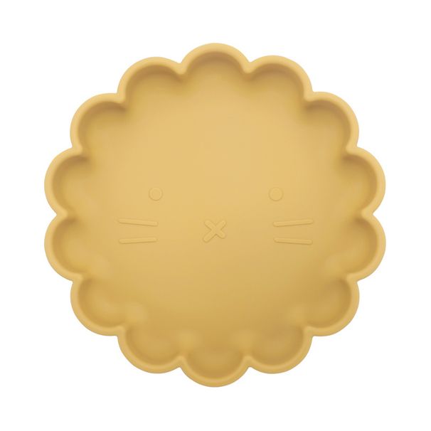 Stoviglie per bambini senza BPA Piatti ovali in pizzo carini Piatti per cibo Piatti per ciotola impermeabili Set di cucchiai e forchette di colore unito Cose per bambini_voghion.com