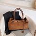 2024 Trendy Matte Texture Tote Commuter Large Capacity Suede Handbag Shoulder Women's Bag_voghion.com