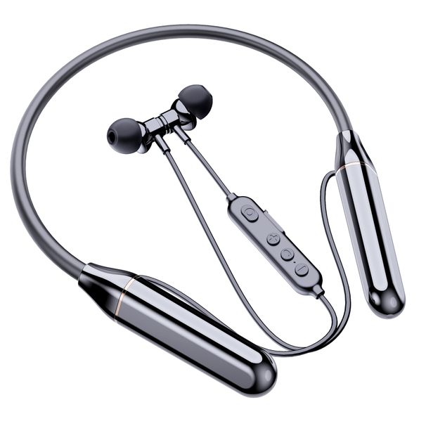 3C A10 Neckband High Power Long Battery Life Neck Hanging Noise Cancelling Universal 5.4 In-Ear Bluetooth Earphones_voghion.com