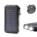 Strong Waterproof With LED Light, 20,000 MAh, Compass, Solar Power Bank For Mobile Phones, USB Interface_voghion.com