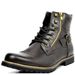 HPIOPL Cross-border 3009 Ritter Metall Doppelreißverschluss Ritterstiefel Herren Lederstiefel Bikerstiefel 48 Übergröße_voghion.com
