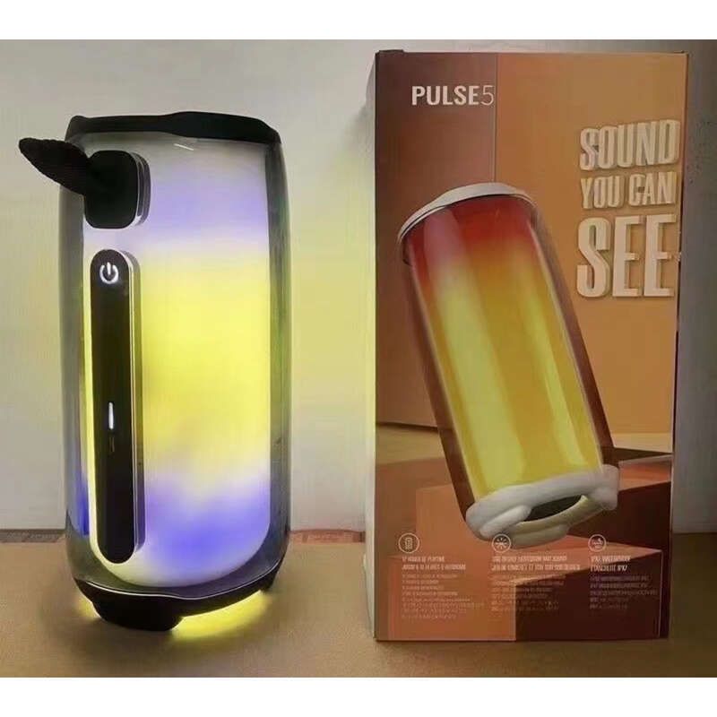 PULSE5 Pulse 5 Wireless Bluetooth Speaker With 64 Bit RGB Luminous Colorful Light Sound System_voghion.com