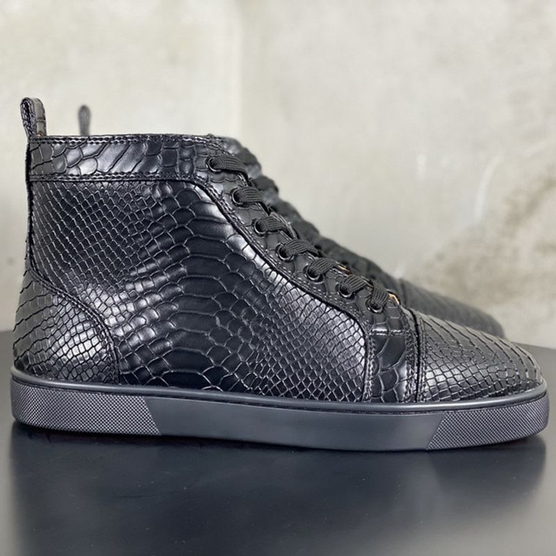 Astronomische Schuhe und rotes Leder für Herren, Baskets Montantes, keine Stylistenverträge mehr_voghion.com