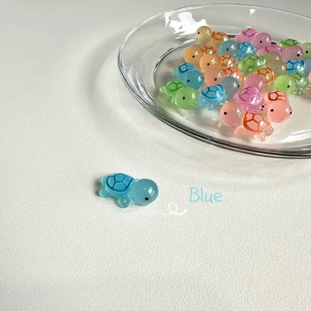 Cartoon Rein Luminou Schildkröte Handy Lanyard Glow-in-the-dark Farbe Schlüsselanhänger Rucksack Acceorie Freundin_voghion.com