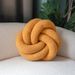 Nordic Sherpa Pillow With Braided Rope - Handmade Round Cushion For Sofa/Bed (Cozy & Stylish Home Decor)_voghion.com