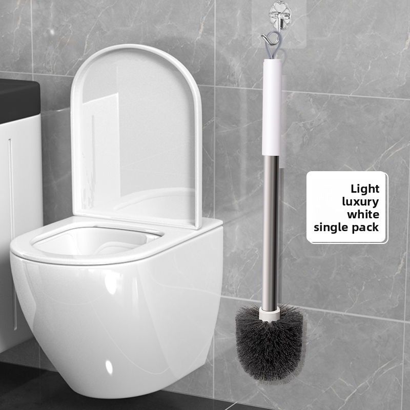 Cleaning Household Toilet Brush No Dead Angle With Base Long Handle Set Bathroom Unclogging Magic Tool_voghion.com