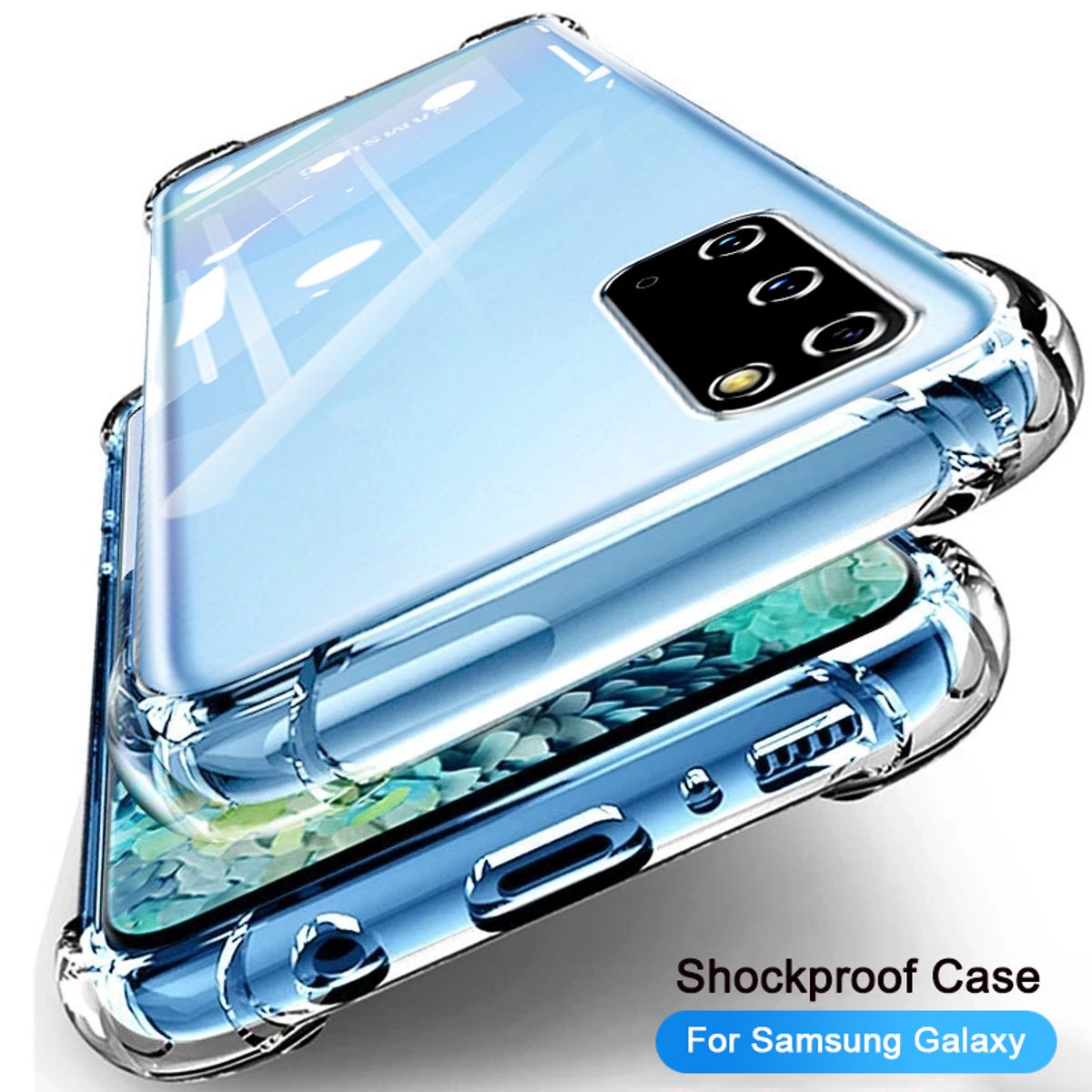 TPU odporen ovitek za Samsung Galaxy S22 S21 Ultar S20 FE S10 S9 S8 Plus Note 8 9 10 20 A50 A70 A51 A52 A71 A72 A32 A1_voghion.com