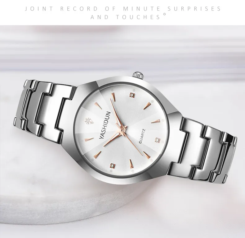 Brand Diamond Set Fashion Quartz Trendy Women's Korean Edition Female Student Couple Watch_voghion.com