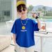 Kids Clothing Boys' summer pure cotton short-sleeved T-shirt Internet celebrity fashionable half-sleeved children's casual tops_voghion.com