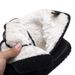 Ziwa Ge Winter Fleece-Lined Warm Women's Cotton Shoes Wide Fit For Fat And Swollen Feet High Instep Sugar Foot Woolen_voghion.com