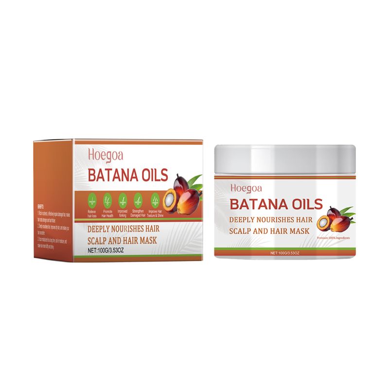 Maschera per capelli Batana, siero ammorbidente per la cura dei capelli nutriente e idratante, maschera per capelli soffici_voghion.com