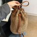 Damen Bucket Bag Gewebte Tasche Damenmode Bucket Bag Strohtasche Strand Schulter Umhängetasche_voghion.com
