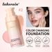Face Foundation Lakerain Color Changing Liquid Foundation Natural Light CC Cream_voghion.com
