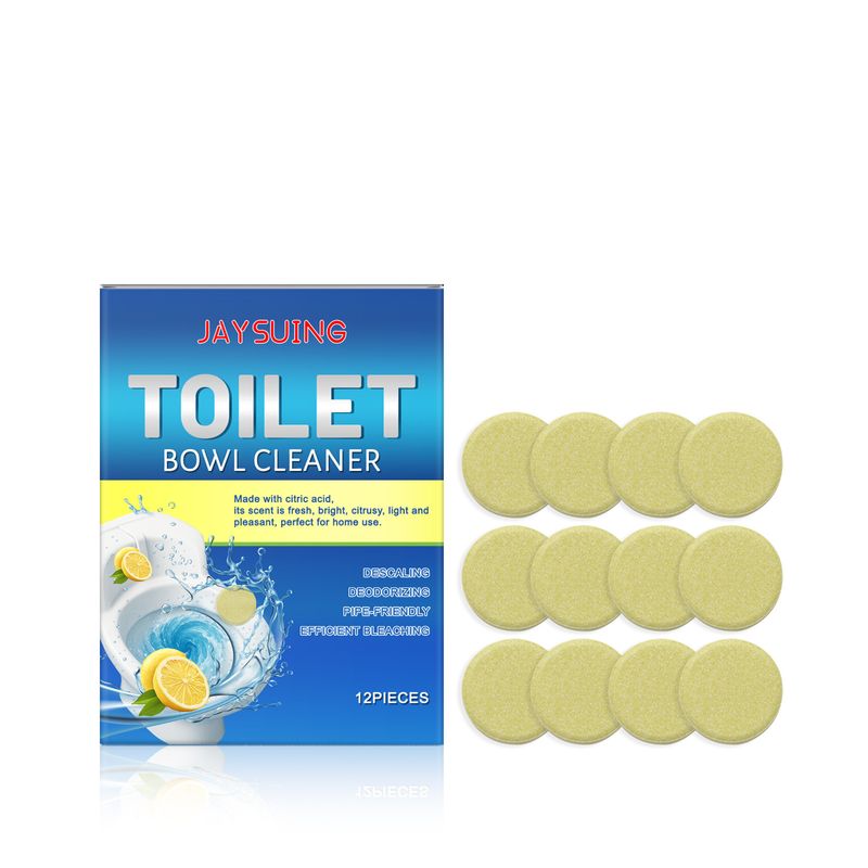 JAYSUING Toilet Cleaner Tablets Gentle Stain Removal Long-lasting Freshness Flexible Cleaning Smooth Protective_voghion.com