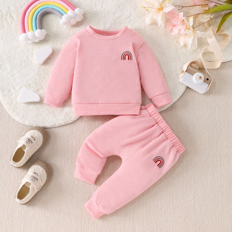​​"Cozy Waffle-Knit Sports Suit For Babies & Toddlers – Soft Cotton 2-Piece Set For 3-24 Months – Breathable & Comfortable"​​_voghion.com