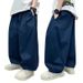 Kids’ Clothing Boys Summer Solid Color Anti Mosquito Pants New Style Medium And Large Children's Summer Children's Thin Trousers Boys Casual Pants_voghion.com
