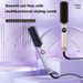 Hair Dryer Multi-Functional Straight Iron Hot And Cold Air Curling LCD Fluffy Brush Lazy Person_voghion.com