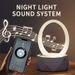 New Night Light USB Charging Home Smart Creative Colorful Subwoofer Bluetooth Speaker_voghion.com
