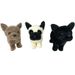 Plush Cute Bull Terrier Toy For Kids Soft And Cuddly Stuffed Animal Doll Stock Pet_voghion.com
