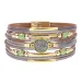 Wellmore Women Bracelets Bohemia Fashion Wrap Bracelet Leather For Female Jewelry Wholesale_voghion.com
