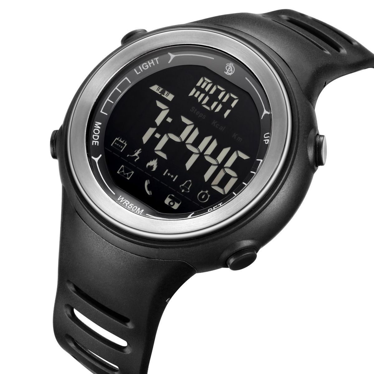 Die neue Sena SN136 Bluetooth-Smartwatch bietet Schrittzähler, Kalorienverbrauchssteuerung, Fotofunktion und Anruferinnerung._voghion.com