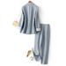 Ropa de mujer Nuevo conjunto de traje sencillo de alta gama para viajeros Conjunto de moda informal formal de dos piezas para mujer_voghion.com