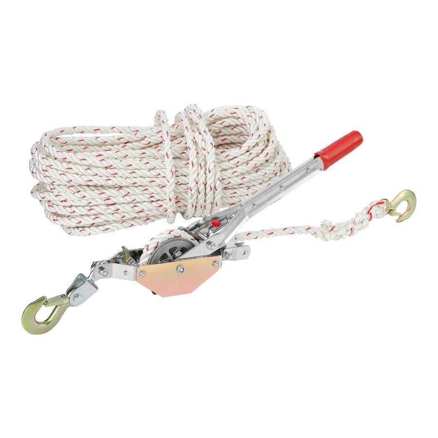 Hook Come 100' Winch Dia. 1 Puller Ton Rope Duty Lbs With 4 Capacity 3 Pulling Ratchet 2 Power Pul 653 Rope 0.6 Of Heavy Along_voghion.com