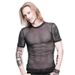 Abbigliamento da uomo, maglia a rete trasparente, maglietta cava, intimo sexy e sensuale, maglietta a maniche corte per uomo_voghion.com