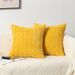 Plush Corduroy Corn Pillow – Soft Square Cushion For Sofa, Bed & Back Support – Cozy Nordic Home Decor (45x45cm, 15 Colors)_voghion.com