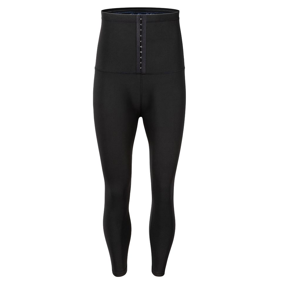 Abiti da uomo Pantaloni da sauna Leggings per il sudore Pantaloni a compressione dimagranti a vita alta Pantaloni termici per il corpo Shaper per la perdita di peso_voghion.com