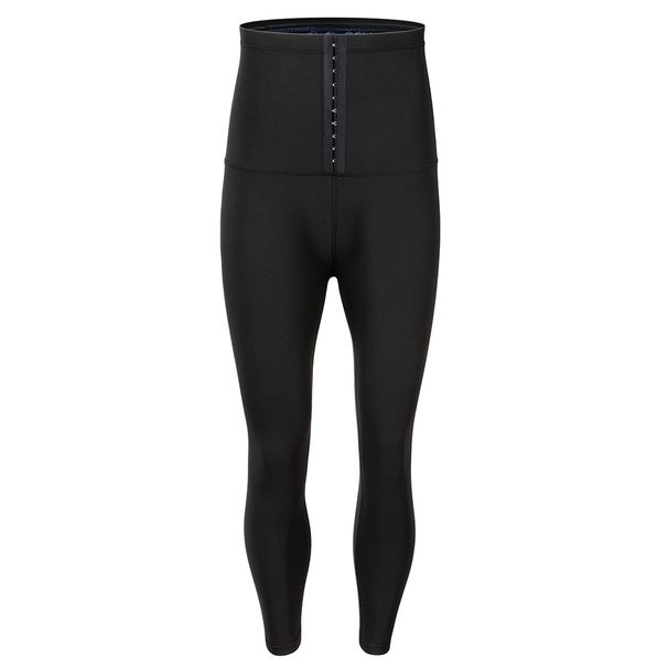 Abiti da uomo Pantaloni da sauna Leggings per il sudore Pantaloni a compressione dimagranti a vita alta Pantaloni termici per il corpo Shaper per la perdita di peso_voghion.com