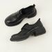 Ultra Soft Leather Slip-On Loafers For Women, Thick Sole Velcro, Commuting With A High-End Feel, Chunky Heel Single_voghion.com