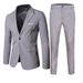 Herrenbekleidung Anzüge Bräutigam Hochzeitskleid Slim Fit Abendgarderobe Business Casual Temperament Professionelle Zweiteilige Anzüge Herrenbekleidung_voghion.com
